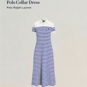 Polo Collar Midi Dress Ralph Lauren Polo size Medium